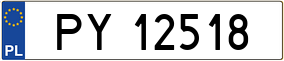 Truck License Plate